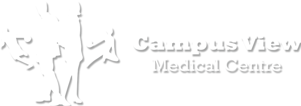 Campus View Medical Centre logo and homepage link